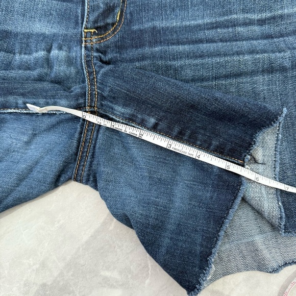 Women’s American Eagle Stretch Dark Wash Jean Shorts Plus Size 14 - Picture 16 of 16